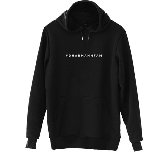 #DharMannFam Hoodie (Black)