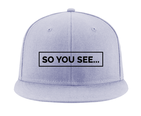 So You See... New Era Snapback (Grey)