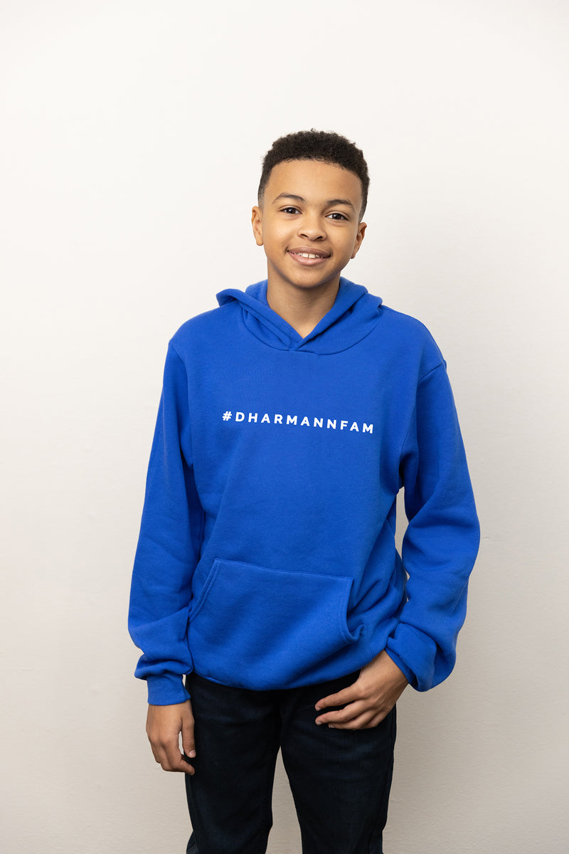 #DharMannFam YOUTH Hoodie (Royal Blue)