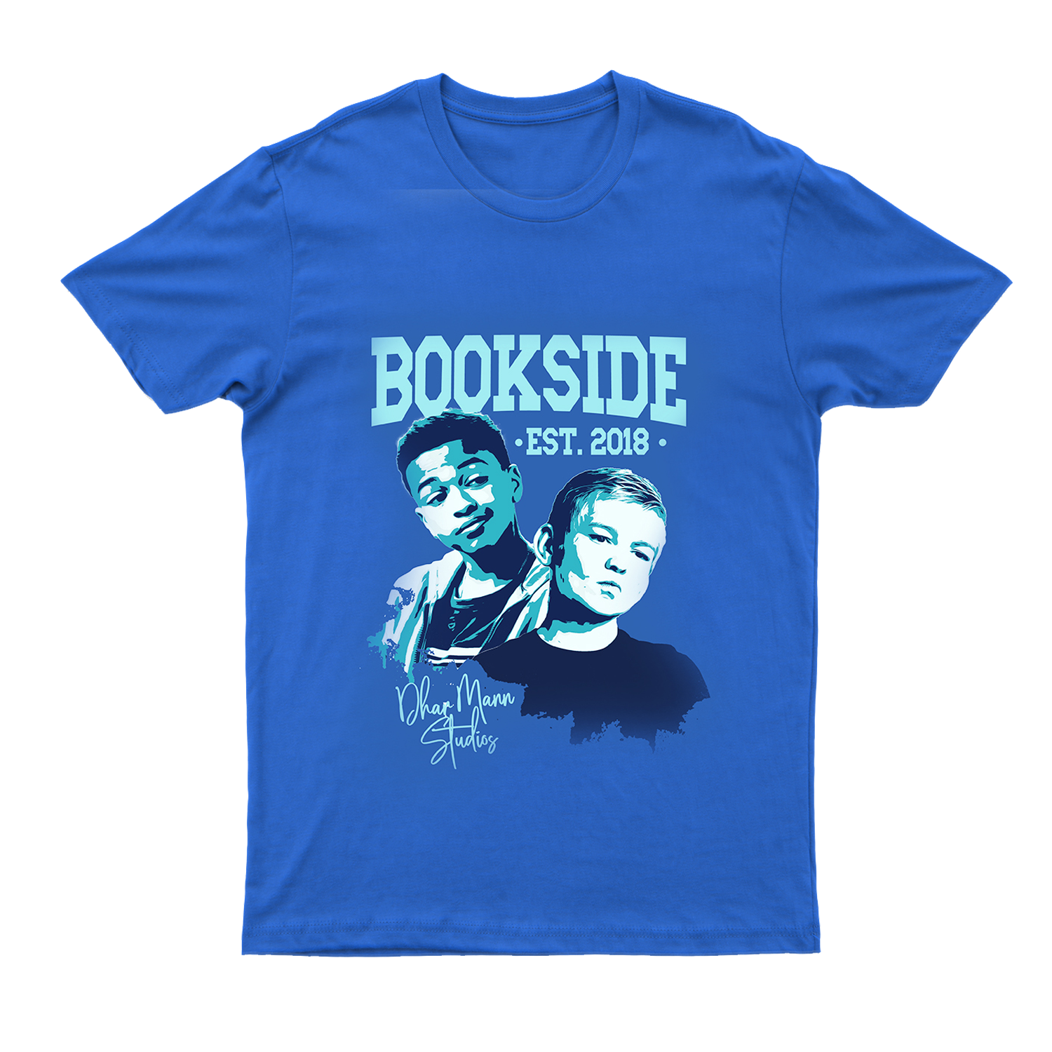 Dhar Mann Official Merch Jay Mikey Bookside. Youth T Shirt Royal Blue Youth Medium Royal Blue