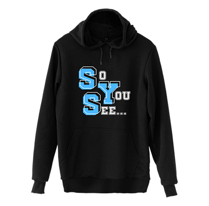 So You See... Varsity Classic Hoodie (Black)