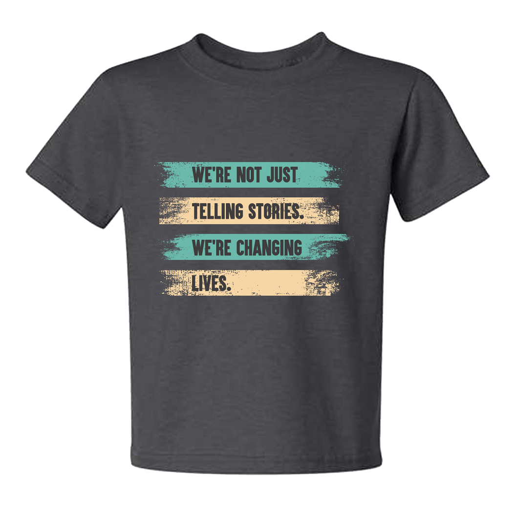 Changing Lives Two-Tone YOUTH T-Shirt (Grey)