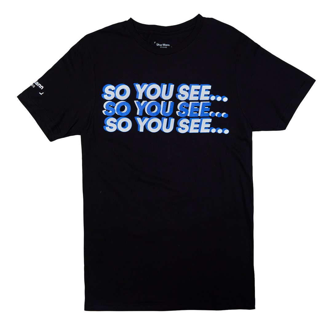 So You See... Tri-Color T-Shirt (Black)
