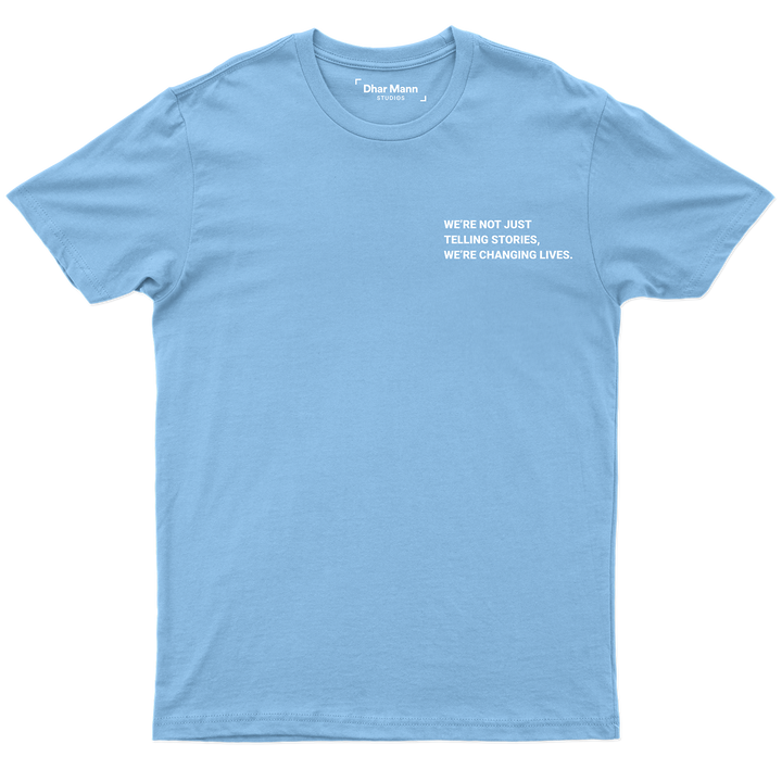 Changing Lives T-Shirt (Baby Blue) – Dhar Mann Official Merch