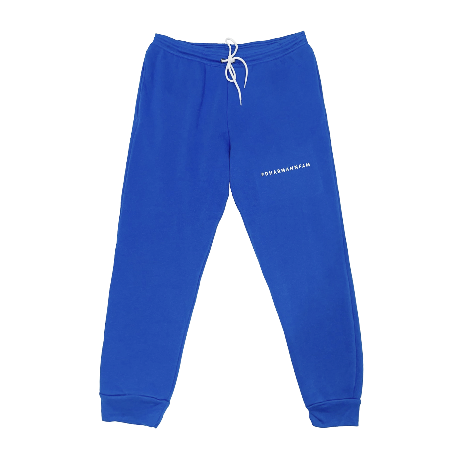 Dhar Mann Official Merch DharMannFam Joggers Royal Blue M Royal Blue