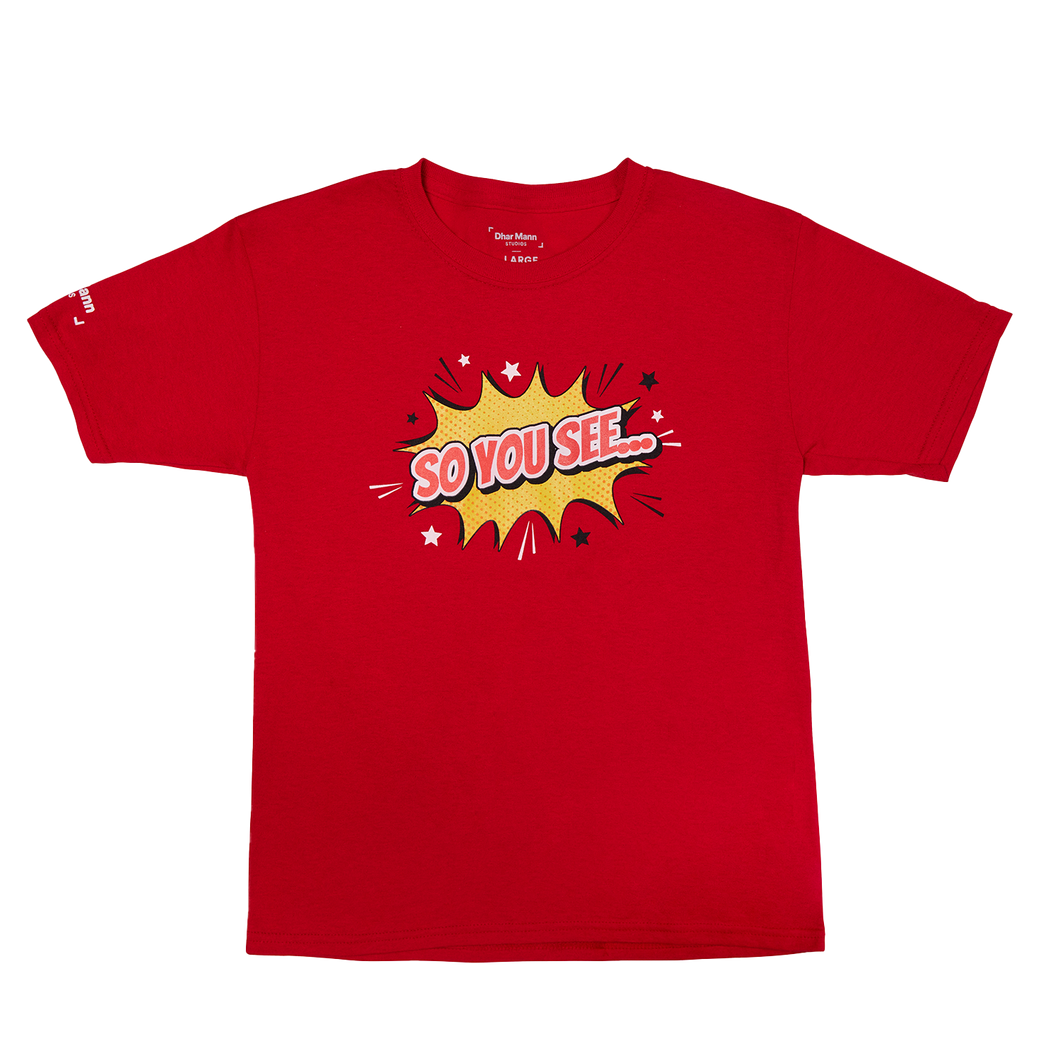 So You See... Pow YOUTH T-Shirt (Red)