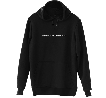 #DharMannFam YOUTH Hoodie (Black)