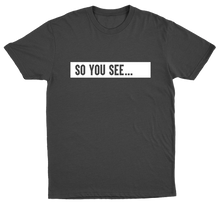 Load image into Gallery viewer, We&#39;re Not Just Telling Stories, We&#39;re Changing Lives T-Shirt Charcoal
