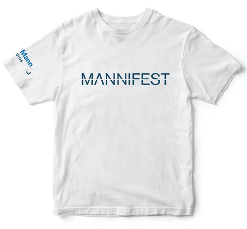 mannifest t shirt white dhar mann merch