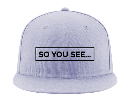 So You See... New Era Snapback (Grey)